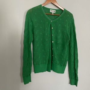 Matilda Jane cardigan, green, size women’s L